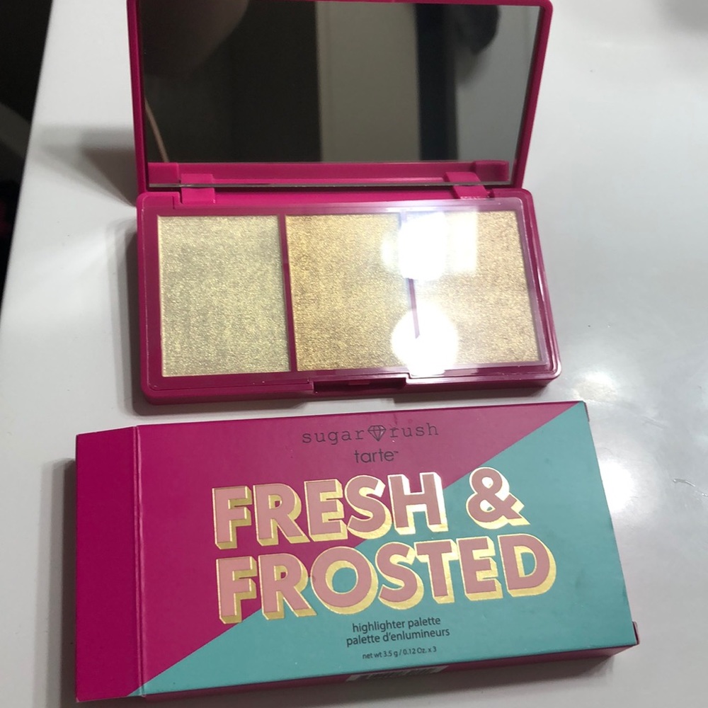 Tarte fresh and frosted highlighter palette